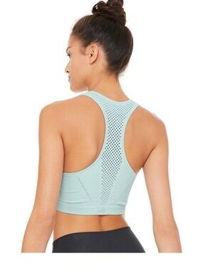 ALO Yoga Lark Racerback Bra Powder Blue